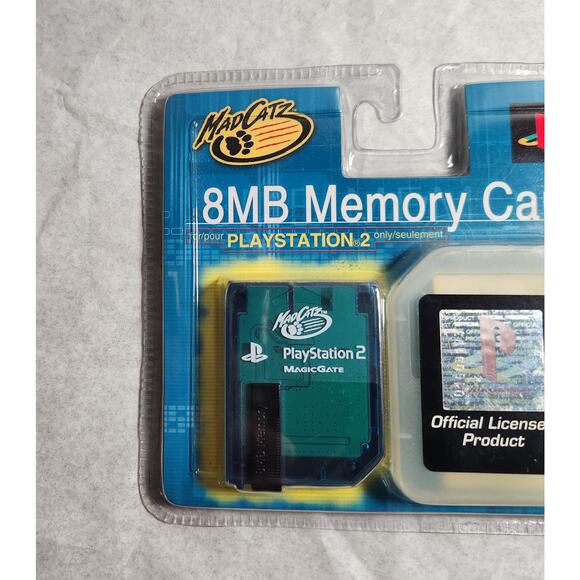 Mad Catz 8MB Memory Card PlayStation 2 Magic Gate SLUH-00069 New Sealed - Picture 2 of 5
